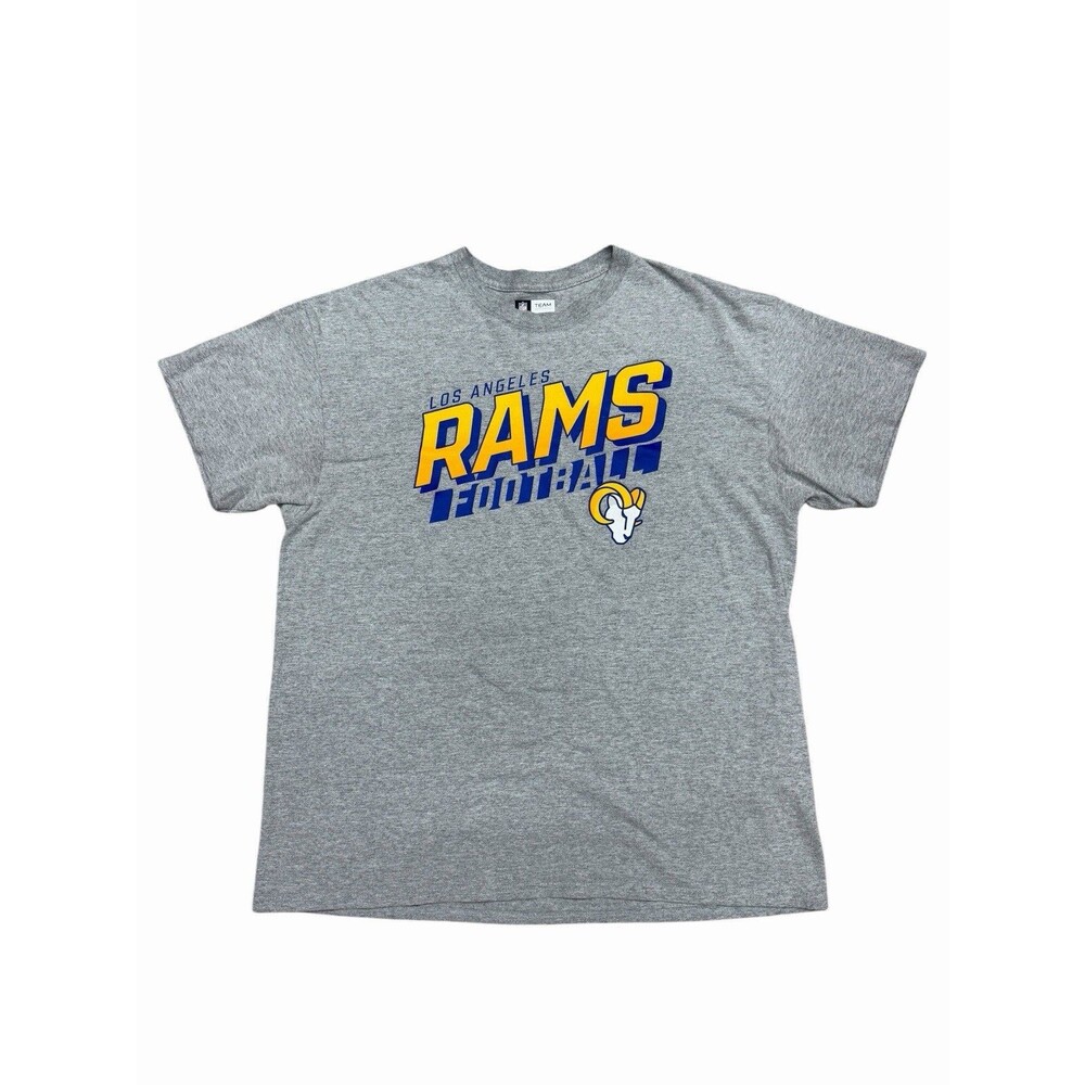 Los Angeles Rams NFL Team Apparel T-Shirt Men’s XL Gray Short Sleeve